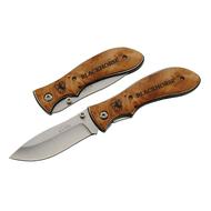 4 Inch Burlwood Handle Folding Knife